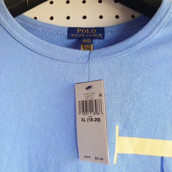 Polo Ralph Lauren Logo Sweatshirt XL ( 18-20 ) CHECK THE MEASUREMENTS BELOW 👇 - Picture 7 of 10